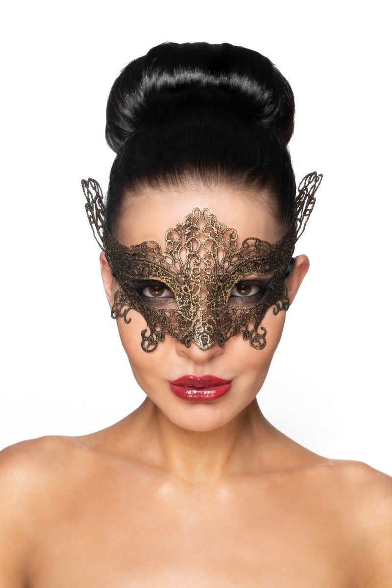 Купить Золотистая карнавальная маска  Ахернар в Москве.
