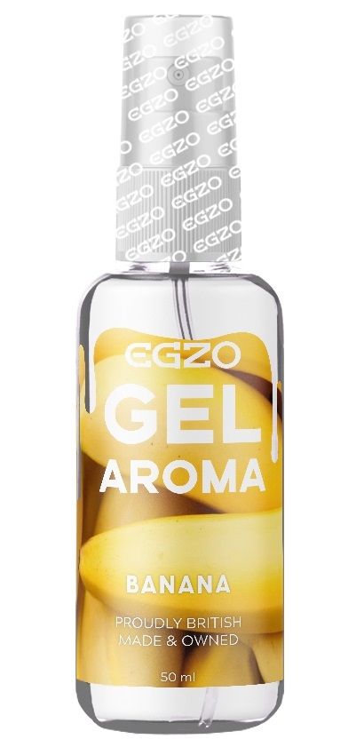 Купить Интимный лубрикант EGZO AROMA с ароматом банана - 50 мл. в Москве.