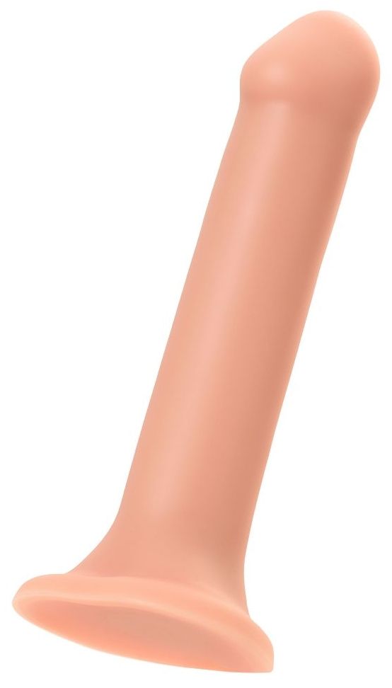 Купить Телесный фаллос на присоске Silicone Bendable Dildo XL - 20 см. в Москве.