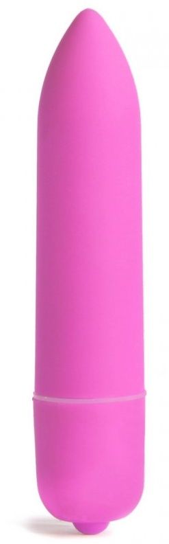 Купить Розовая вибропуля X-Basic Long Bullet-10 speeds - 9 см. в Москве.