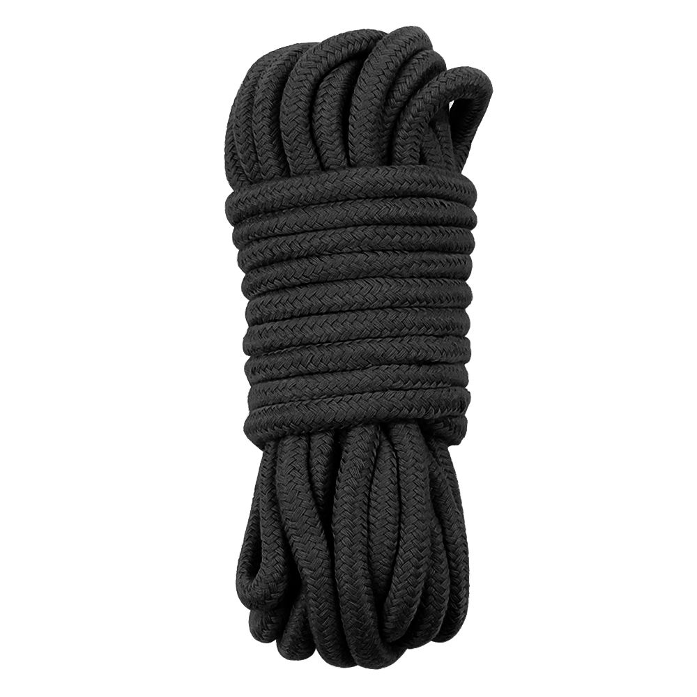 Купить Черная верёвка для любовных игр - 10 м. в Москве.
