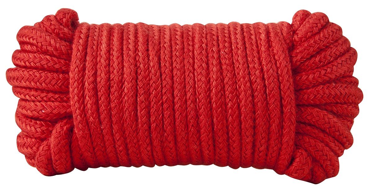 Купить Красная хлопковая верёвка Bondage Rope 33 Feet - 10 м. в Москве.