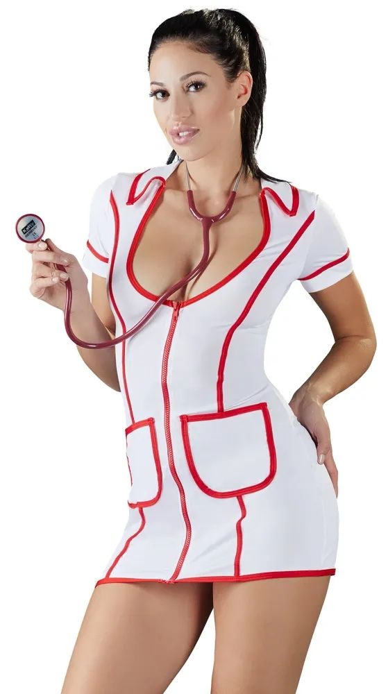 Купить Сексуальное платье медсестры на молнии в Москве.