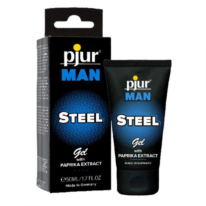 Купить Эрекционный гель для пениса pjur MAN Steel Gel - 50 мл. в Москве.