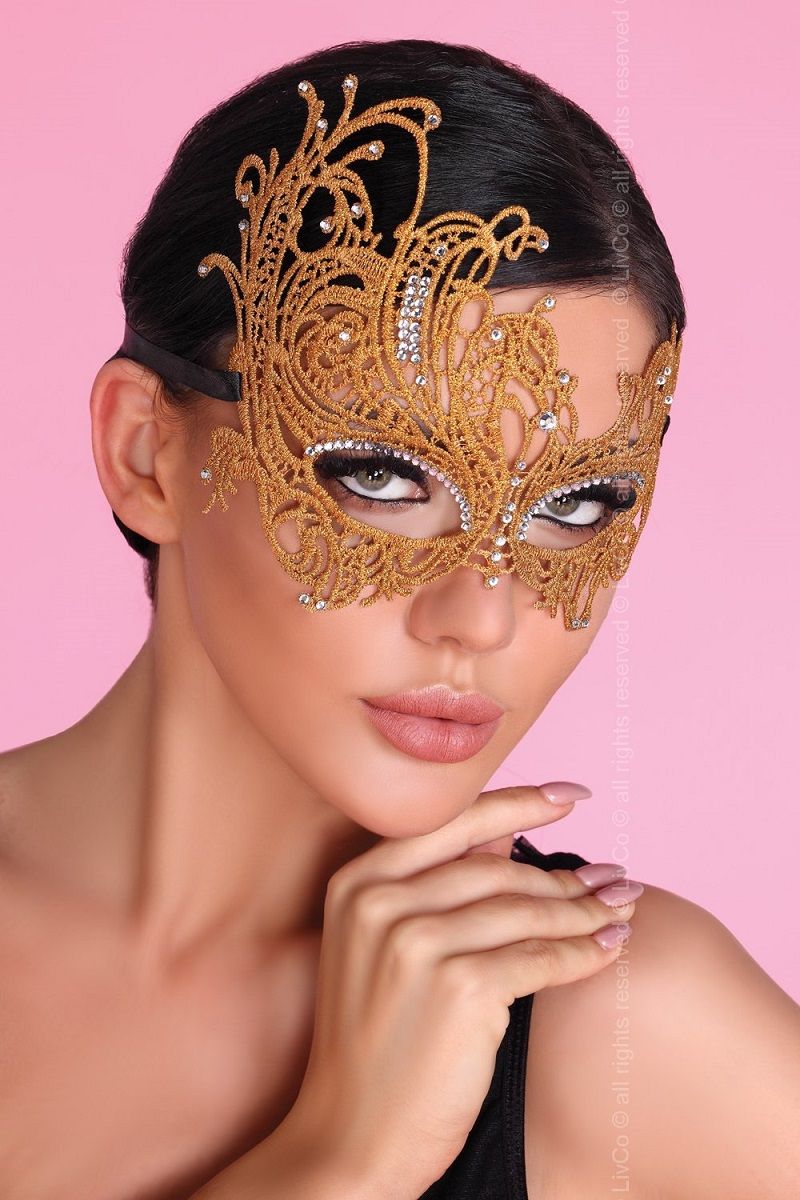 Купить Золотистая ажурная маска Mask Golden в Москве.