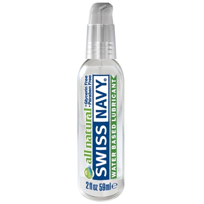 Купить Гипоаллергенный лубрикант Swiss Navy All Natural Water Base Lubricant - 59 мл. в Москве.