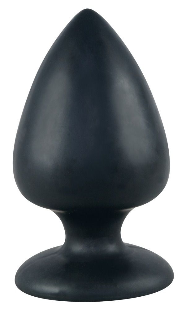 Купить Большая чёрная анальная втулка Black Velvet Extra XL - 14 см. в Москве.