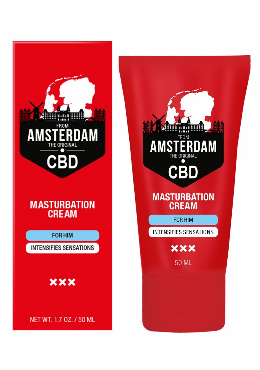 Купить Крем для мастурбации для мужчин CBD from Amsterdam Masturbation Cream For Him - 50 мл. в Москве.