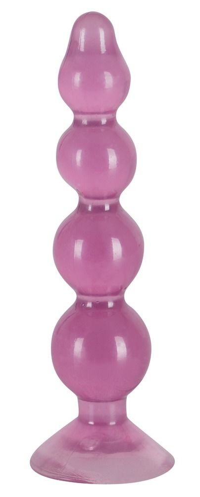 Купить Розовый анальный стимулятор-ёлочка Anal Beads - 13 см. в Москве.