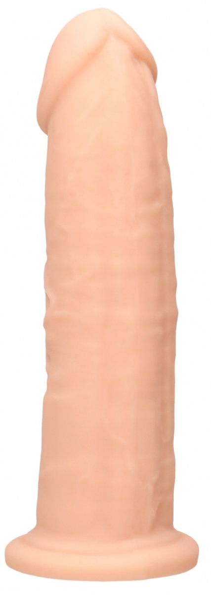 Купить Телесный фаллоимитатор без мошонки Silicone Dildo Without Balls - 22,8 см. в Москве.