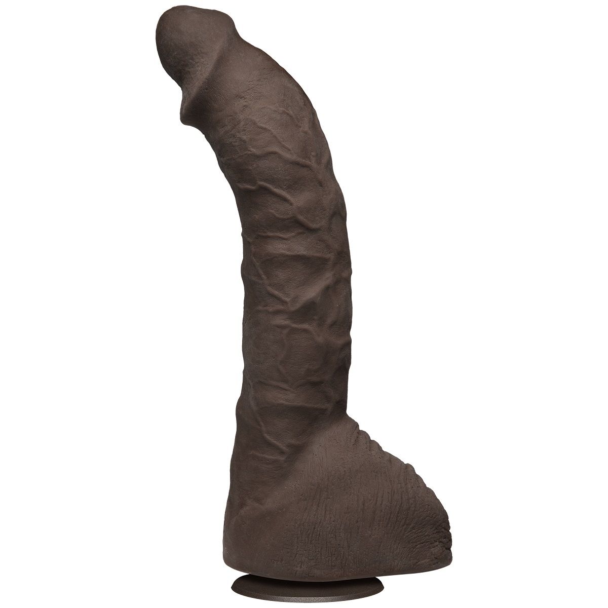 Купить Коричневый фаллоимитатор-гигант Prince Yahshua ULTRASKYN 10.5” Cock with Removable Vac-U-Lock Suction Cup - 27,4 см. в Москве.