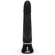 Купить Черный хай-тек вибратор Greedy Girl Thrusting Rabbit Vibrator - 22,8 см. в Москве.