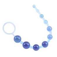 Купить Голубая анальная цепочка Sassy Anal Beads - 26,7 см. в Москве.