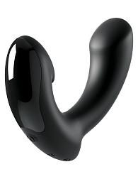 Купить Черный вибромассажер простаты Ultimate Silicone P-Spot Massager в Москве.