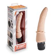 Купить Телесный анальный вибратор 7  Slim Anal Realistic Vibrator - 20 см. в Москве.