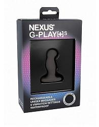 Купить Черный анальный вибростимулятор Nexus G-Play Plus Small - 6 см. в Москве.