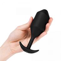 Купить Черная вибропробка для ношения Vibrating Snug Plug 5 - 16,5 см. в Москве.