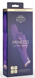 Купить Фиолетовый вибратор-кролик The Princess Butterfly Vibrator - 20,5 см. в Москве.