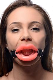 Купить Кляп в форме губ Sissy Mouth Gag в Москве.
