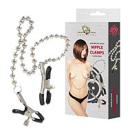 Купить Зажимы на соски Nipple clamps с бусинками в Москве.