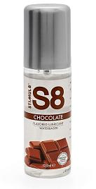 Купить Смазка на водной основе S8 Flavored Lube со вкусом шоколада - 125 мл. в Москве.