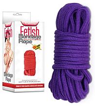 Купить Фиолетовая верёвка для любовных игр - 10 м. в Москве.