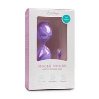 Купить Фиолетовые вагинальные шарики Jiggle Mouse в Москве.