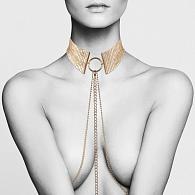 Купить Золотистый ошейник с цепочками Desir Metallique Collar в Москве.