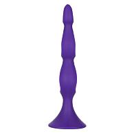 Купить Фиолетовая анальная елочка Silicone Triple Probe - 14,5 см. в Москве.