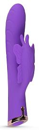 Купить Фиолетовый вибратор-кролик The Princess Butterfly Vibrator - 20,5 см. в Москве.