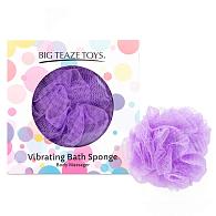 Купить Фиолетовая губка для ванны с вибропулей Vibrating Bath Sponge в Москве.