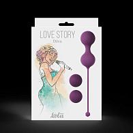 Купить Набор фиолетовых вагинальных шариков Love Story Diva в Москве.