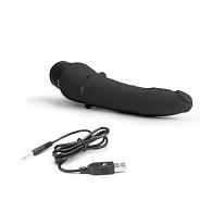 Купить Черный анальный вибратор 7  Slim Anal Realistic Vibrator - 20 см. в Москве.