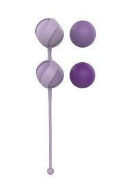 Купить Набор из 4 фиолетовых вагинальных шариков Valkyrie в Москве.