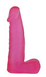 Купить Розовый фаллоимитатор средних размеров XSKIN 6 PVC DONG - 15 см. в Москве.