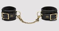 Купить Черные наручники Bound to You Faux Leather Wrist Cuffs в Москве.