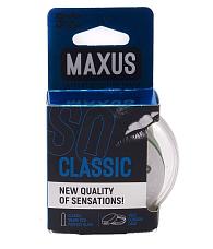 Купить Классические презервативы в пластиковом кейсе MAXUS Classic - 3 шт. в Москве.