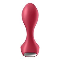 Купить Красный вибромассажёр простаты Satisfyer Backdoor Lover - 14 см. в Москве.