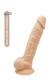 Купить Телесный реалистичный фаллоимитатор DILDO 7INCH FLESH - 17,7 см. в Москве.