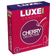 Купить Презервативы с ароматом вишни LUXE Royal Cherry Collection - 3 шт. в Москве.