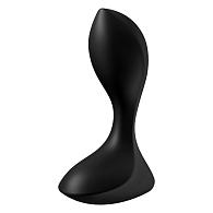 Купить Чёрный вибромассажёр простаты Satisfyer Backdoor Lover - 14 см. в Москве.