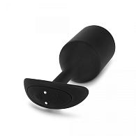 Купить Черная вибропробка для ношения Vibrating Snug Plug 5 - 16,5 см. в Москве.