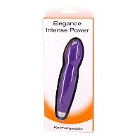 Купить Фиолетовый мини-вибромассажер ELEGANCE INTENSE POWER - 14 см. в Москве.