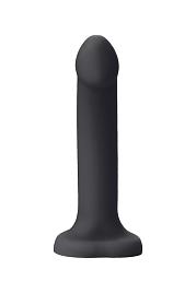 Купить Черный фаллос с имитацией эякуляции Silicon Cum Dildo L - 19,6 см. в Москве.