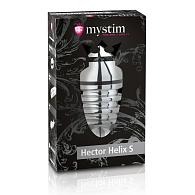 Купить Металлическая анальная пробка Hector Helix Buttplug S - 10 см. в Москве.