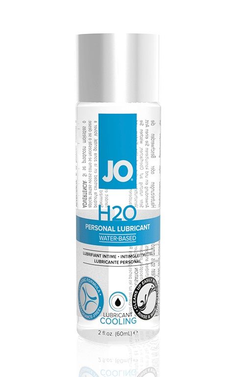 Купить Охлаждающий лубрикант на водной основе JO Personal Lubricant H2O COOLING - 60 мл. в Москве.