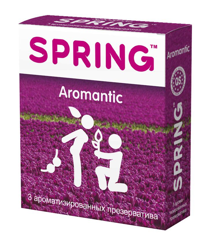 Купить Ароматизированные презервативы SPRING AROMANTIC - 3 шт. в Москве.