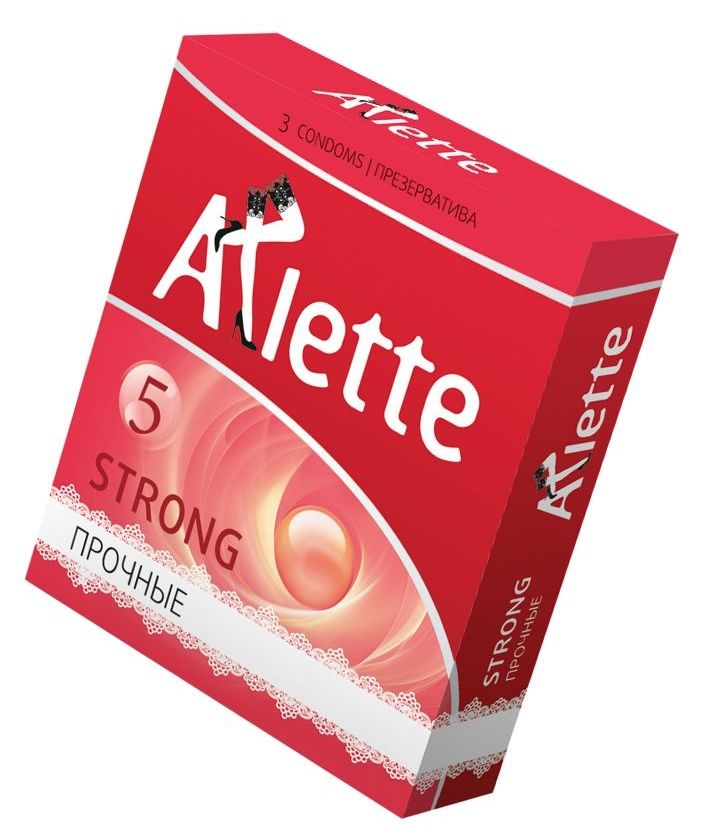 Купить Ультрапрочные презервативы Arlette Strong - 3 шт. в Москве.