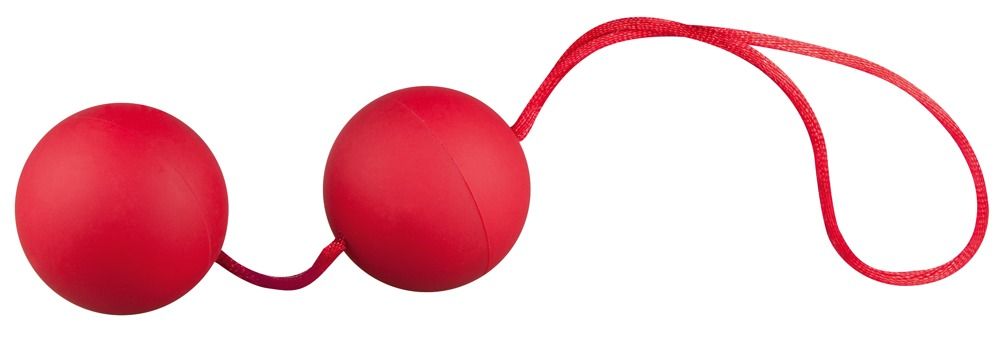 Купить Красные вагинальные шарики Velvet Red Balls в Москве.