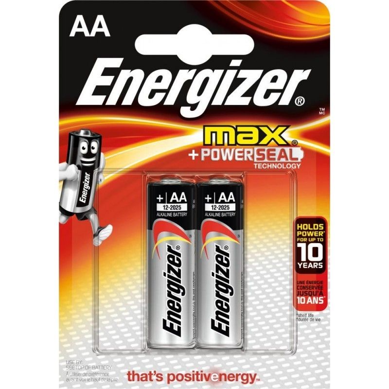 Купить Батарейки Energizer MAX E91/AA 1,5V - 2 шт. в Москве.